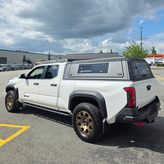 TOYOTA TACOMA Truck canopy caps pickup truck bed cover Aluminum or steel, Gullwing side doors