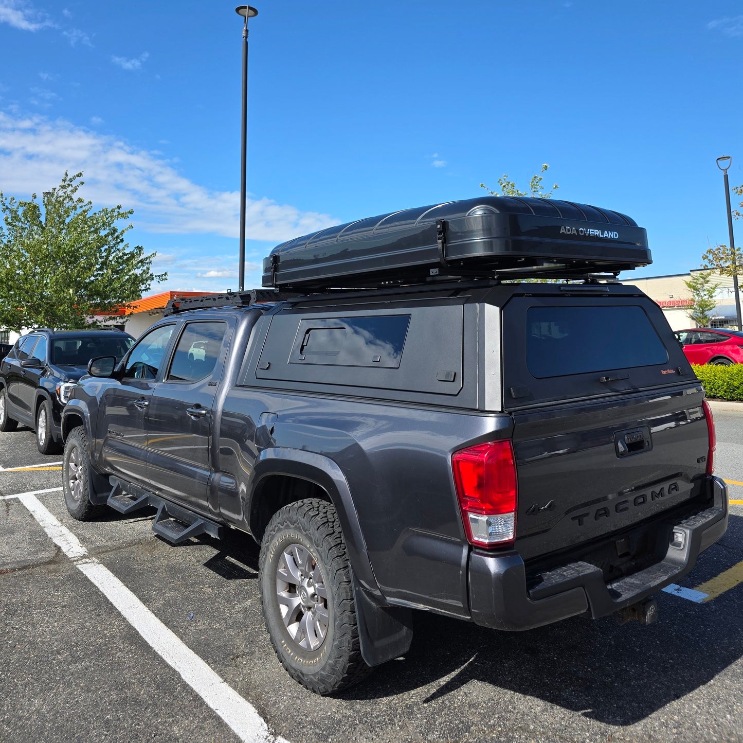 TOYOTA TACOMA Truck canopy caps pickup truck bed cover Aluminum or steel, Gullwing side doors