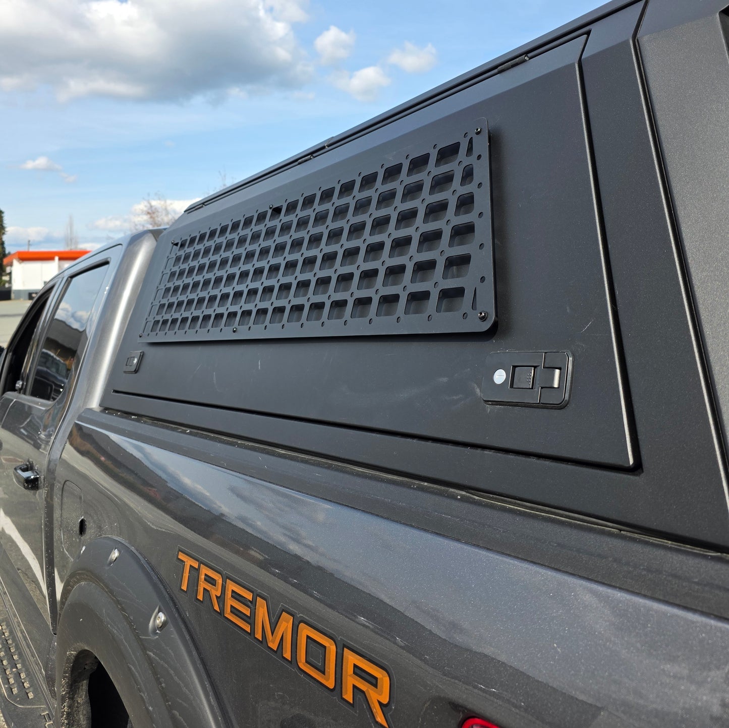 Light Cavalry Truck Canopy accessories, toolbox, crossbars, mounting clamps, tailgate safety plate, lock covers Fits CMX Canopy