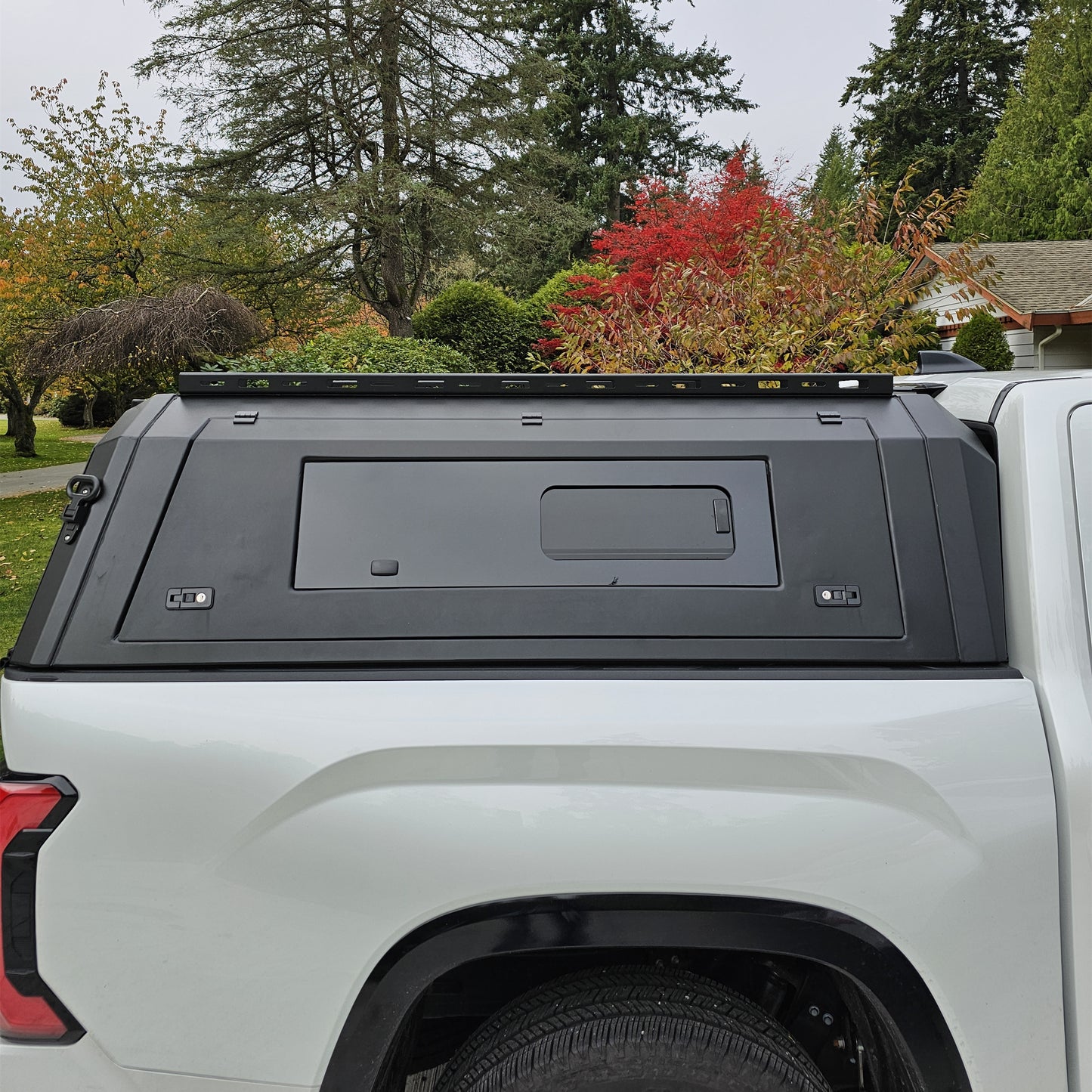 Toyota Tundra  truck canopy caps pickup truck bed parts Aluminum, Gullwing side doors