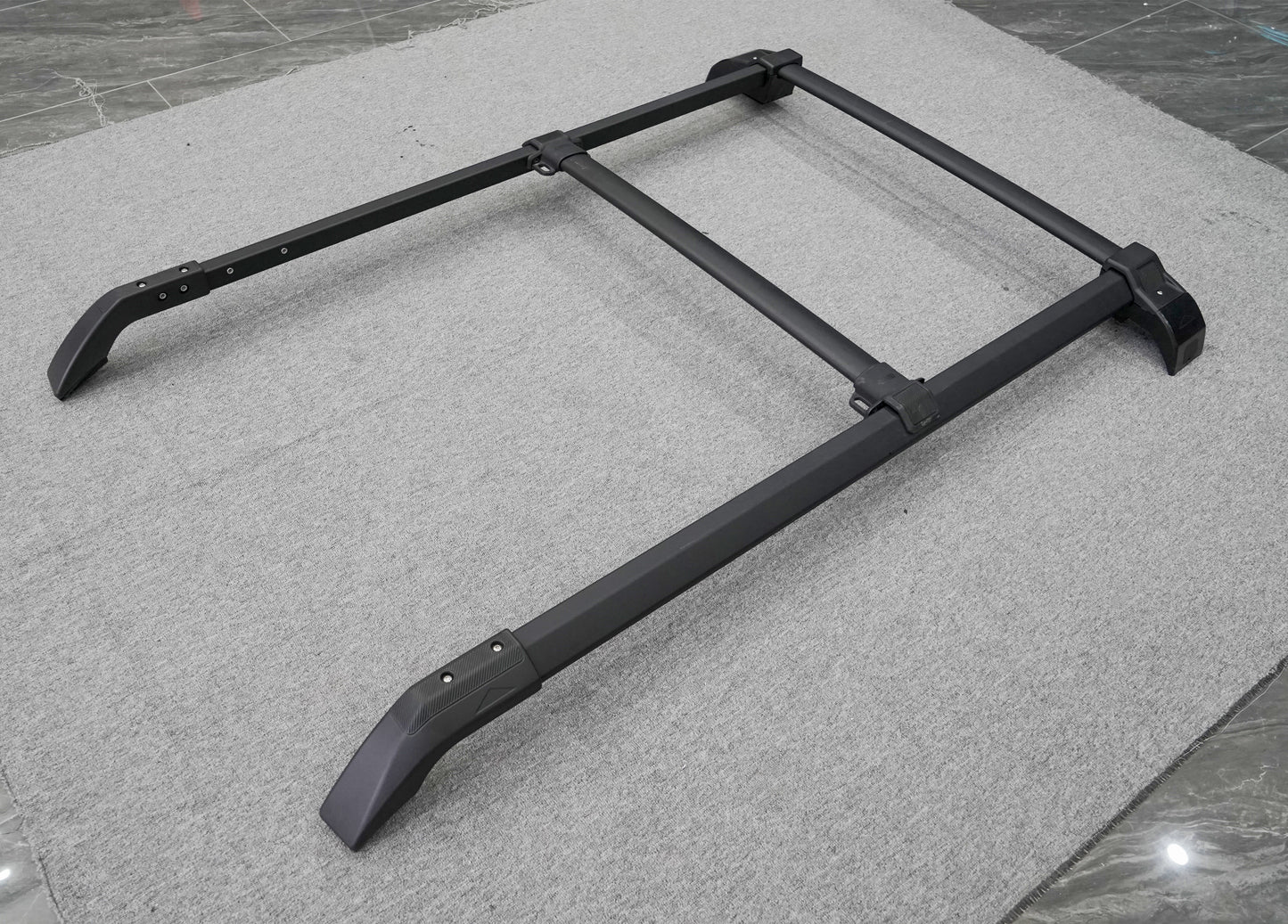 Roof Rack CrossBars for Ford Bronco 2Doors/4doors 2021-2025  Black Aluminum Original hole installation, carrying luggage, canoe, bicycle, etc.