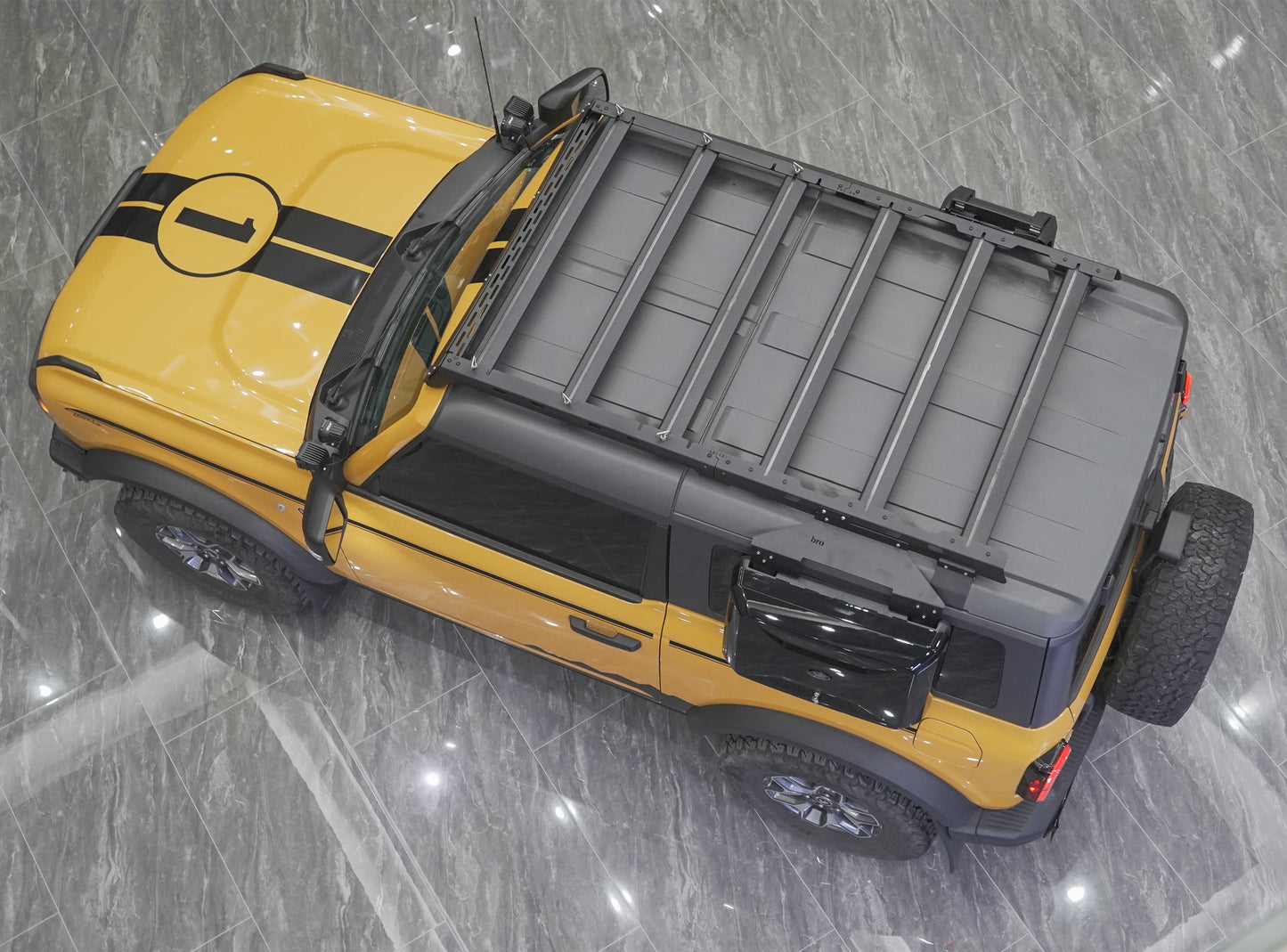 Ford Bronco 2doors Roof platform system Steel and Aluminum Roof rack Expandable roof tent bicycle kayak