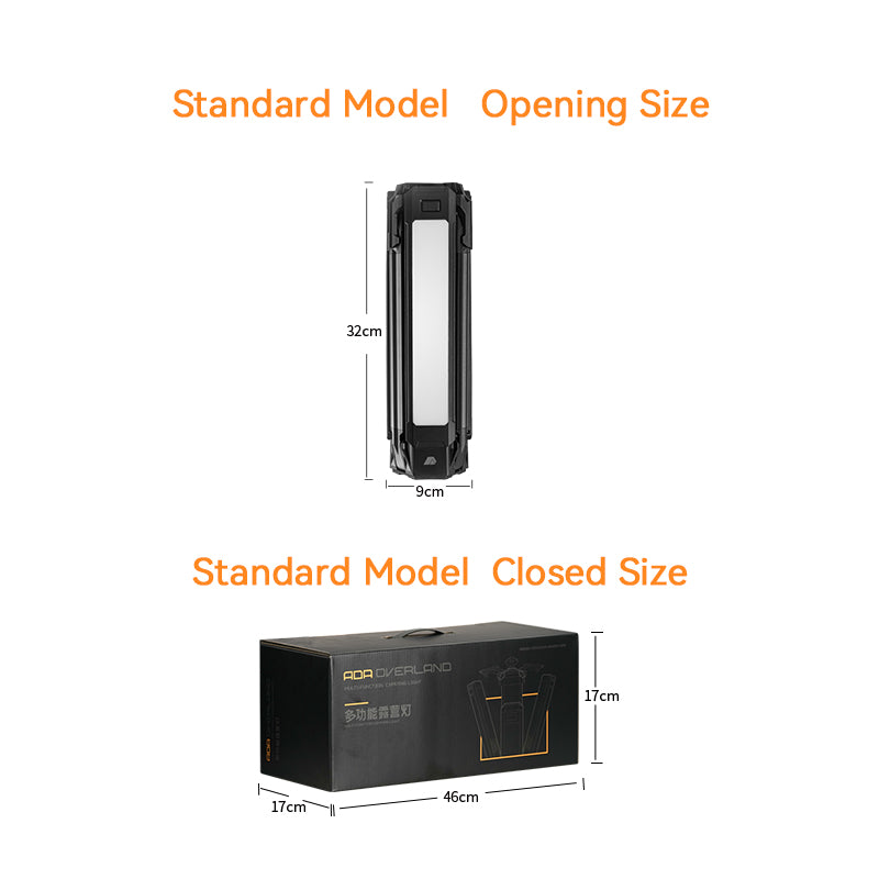ADA OVERLAND Magnetic Extended Multi-functional Outdoor Rechargeable Camping Light Power Bank with Portable Advantages