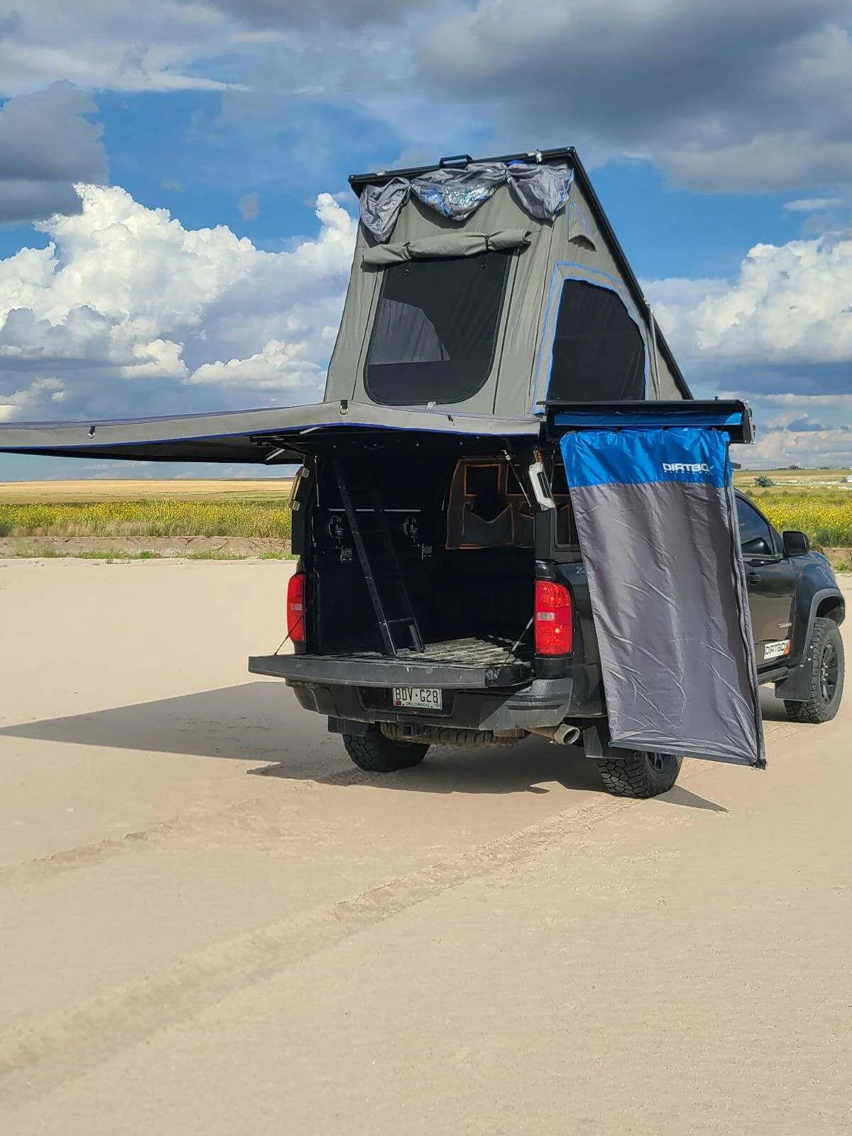 90 Degree Aluminum Swing Out Bracket work with Camper/Canopy shower tent Off-road vehicle parts