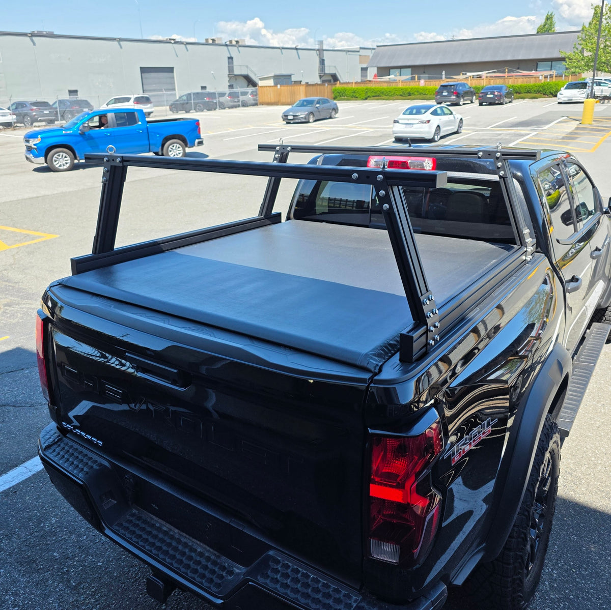 Magic bed rack system, unlimited expansion / crossbar height customization. Fits 95% bed covers. Super strong load-bearing capacity.