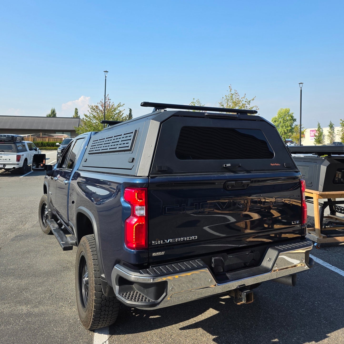 100% Fits 2020+ Chevrolet GMC HD3500 6.9ft Big Truck Aluminum Canopy Gullwing side doors+front sliding window