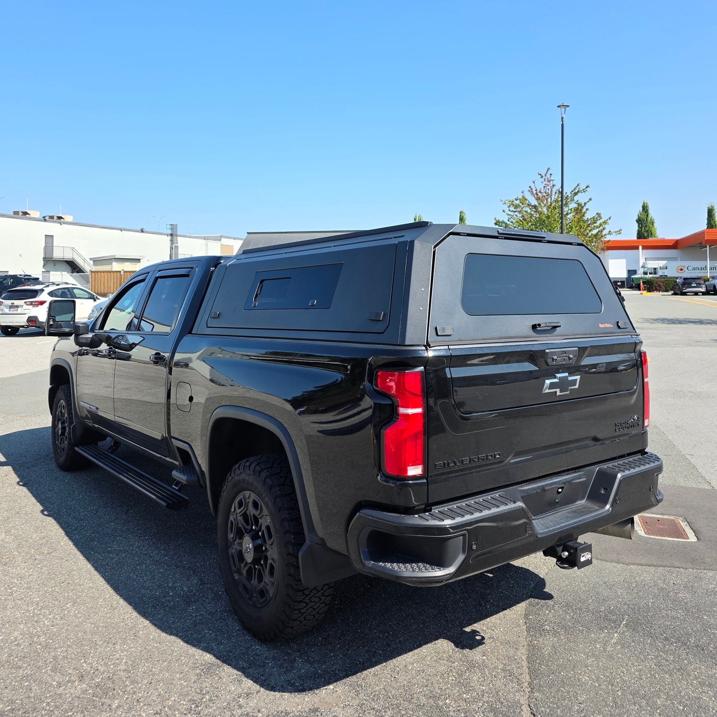 100% Fits 2020+ Chevrolet GMC HD3500 6.9ft Big Truck Aluminum Canopy Gullwing side doors+front sliding window