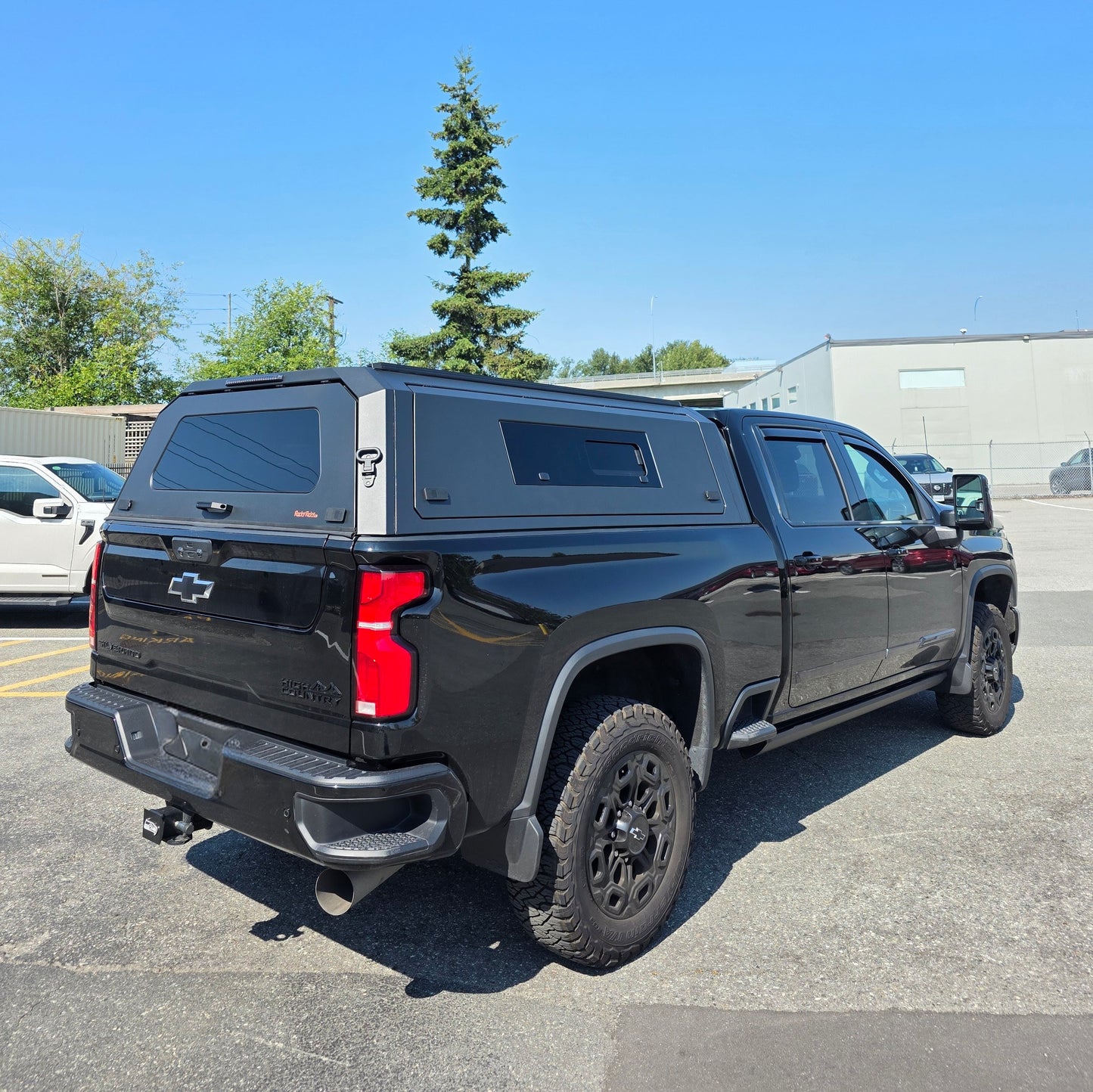 100% Fits 2020+ Chevrolet GMC HD3500 6.9ft Big Truck Aluminum Canopy Gullwing side doors+front sliding window