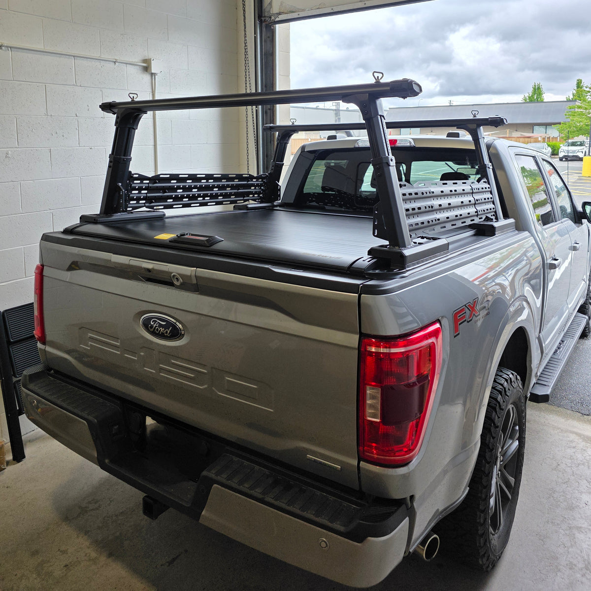 Universal Adjustable Aluminum Truck bed rack ROLL BARS +SIDE PANELS OR TOOL BOXES  Luggage rack system