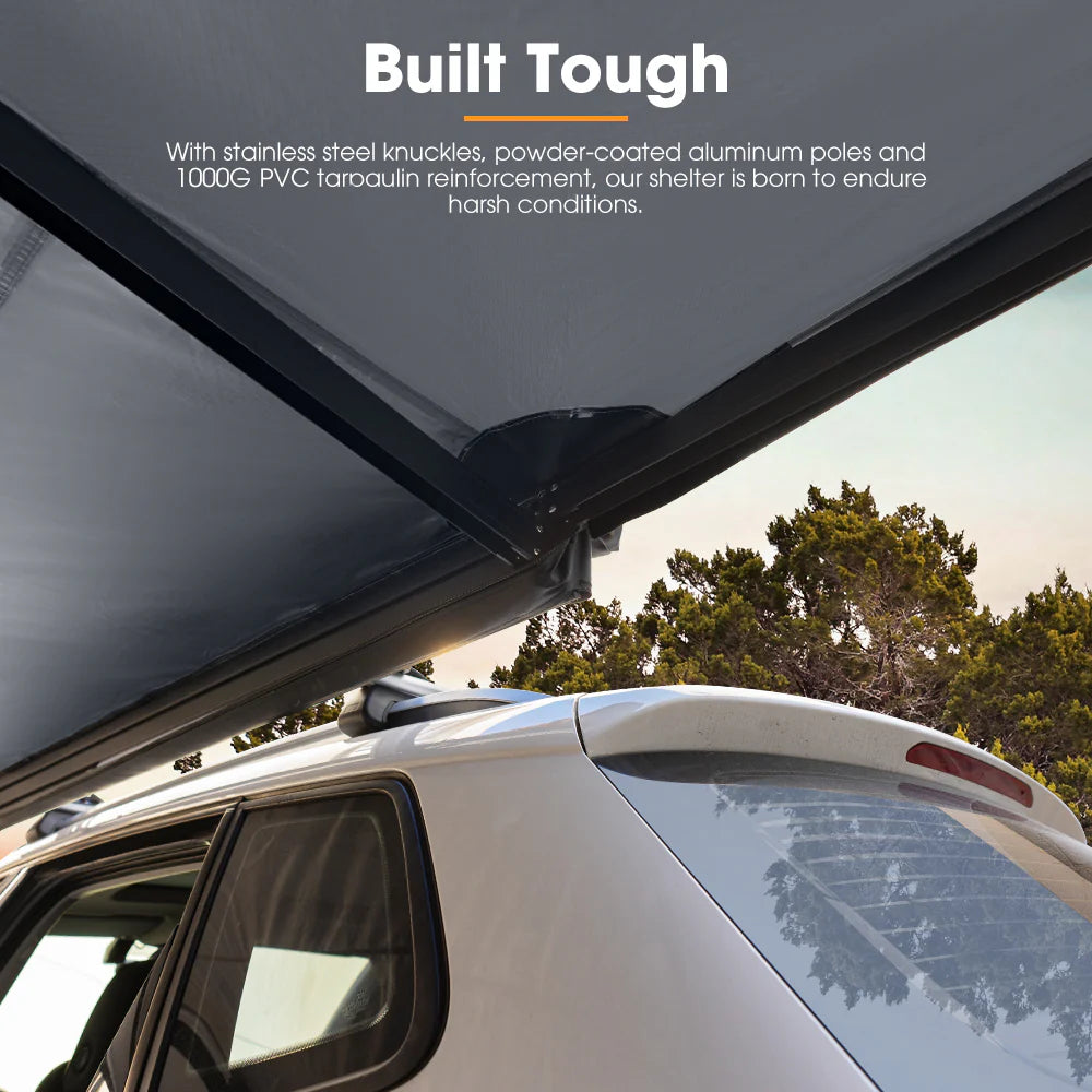 San Hima 180 Degree Free-Standing Awning 600D Double-Ripstop  off road camping