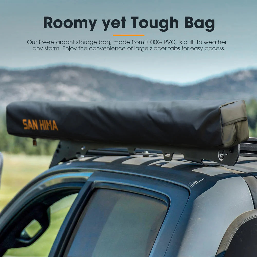 San Hima 180 Degree Free-Standing Awning 600D Double-Ripstop  off road camping