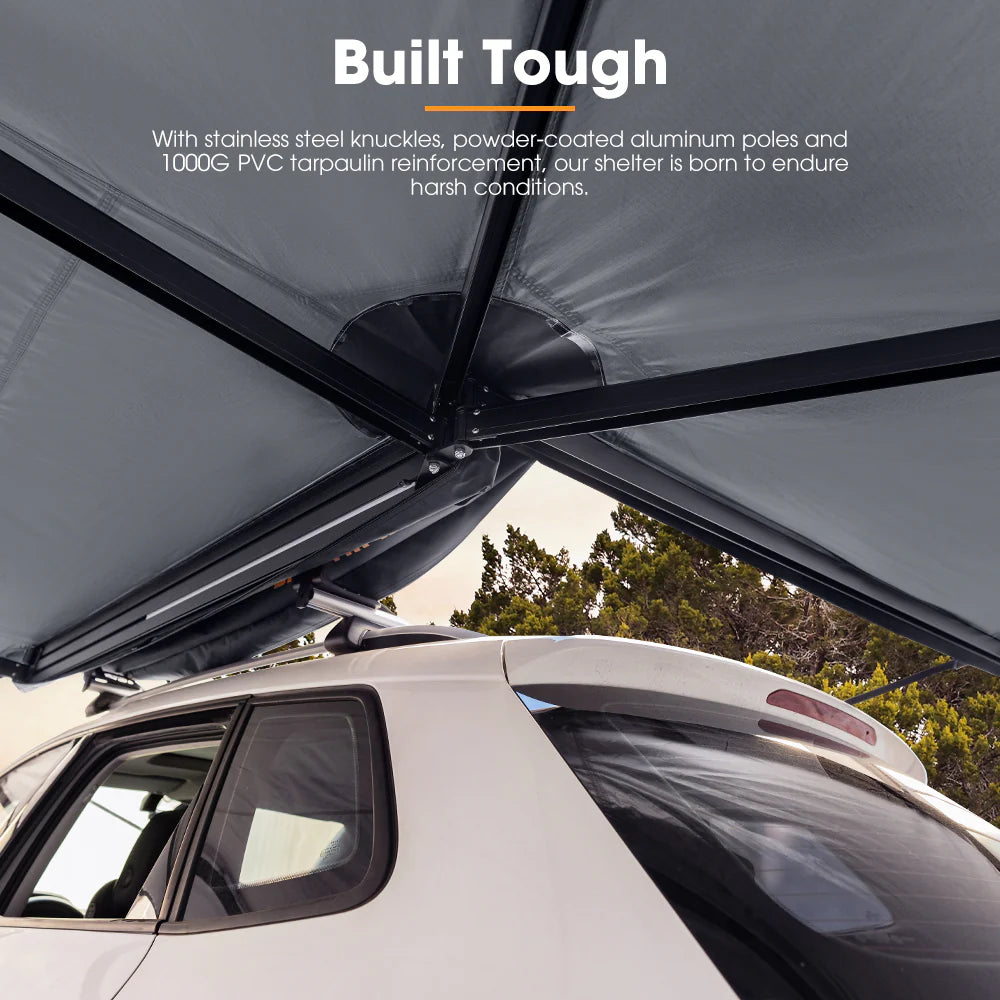 San Hima 270 Degree Free-Standing Awning 600D Double-Ripstop overlanding car camping