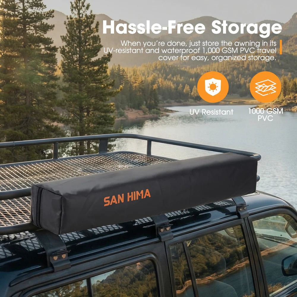 San Hima Shower Awning Instant Ensuite Tent Fold-Out Camping & Shower Tent+ Base