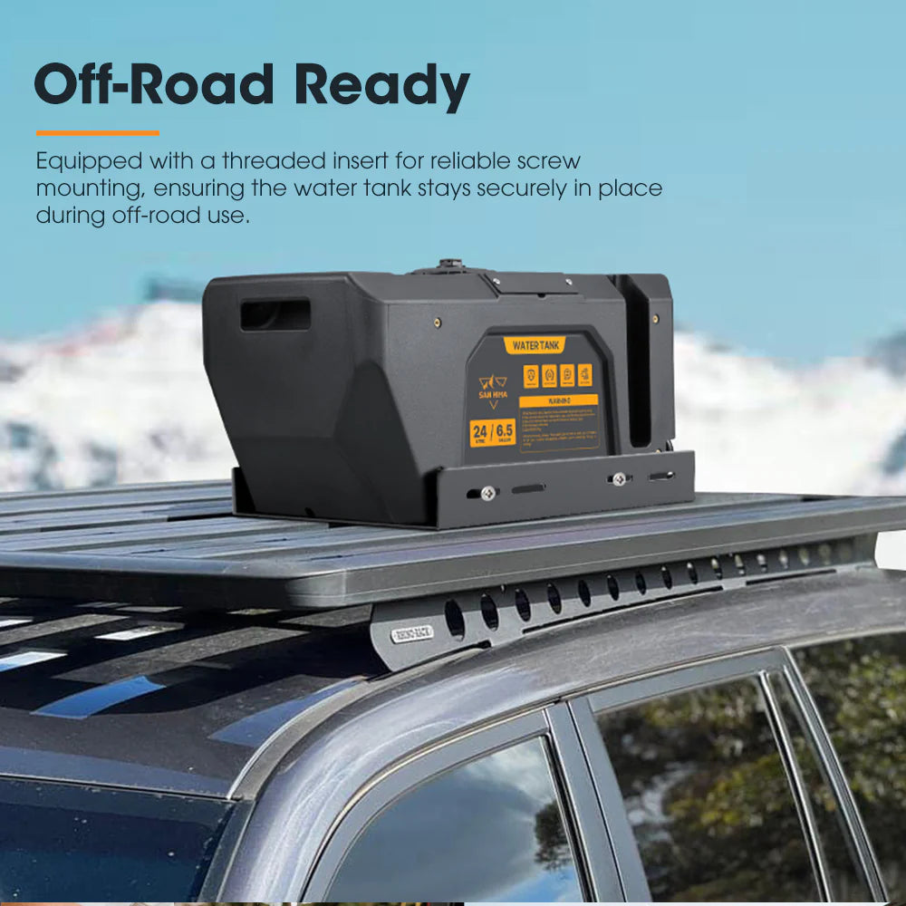 San Hima 6.5-Gal Portable Water Tank Outdoor Camping Caravan Pressure shower